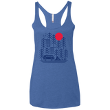 T-Shirts Vintage Royal / X-Small Road Trip Days Women's Triblend Racerback Tank