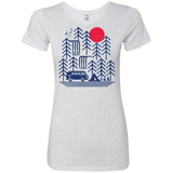 T-Shirts Heather White / S Road Trip Days Women's Triblend T-Shirt
