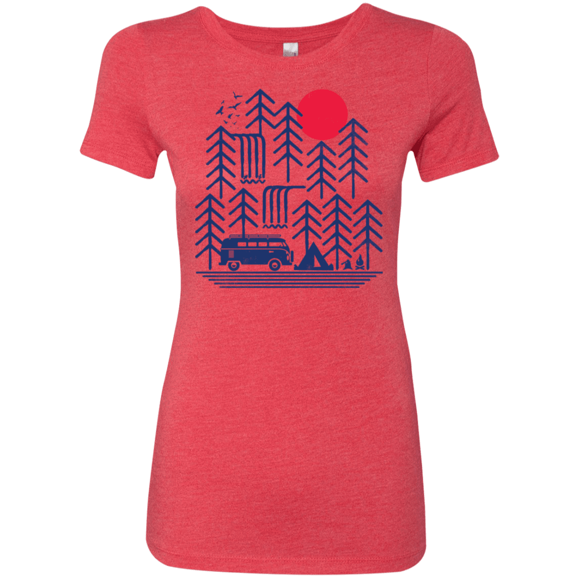 T-Shirts Vintage Red / S Road Trip Days Women's Triblend T-Shirt
