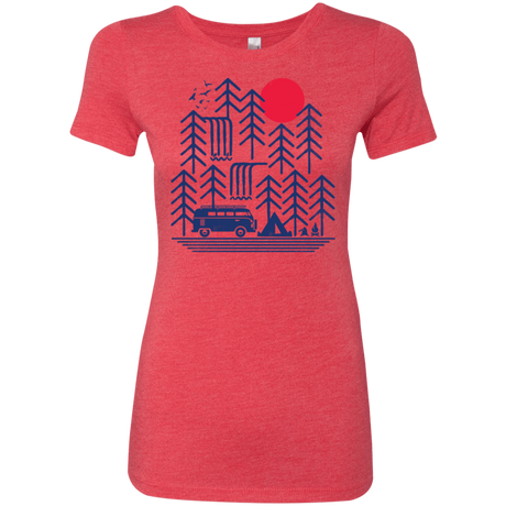 T-Shirts Vintage Red / S Road Trip Days Women's Triblend T-Shirt