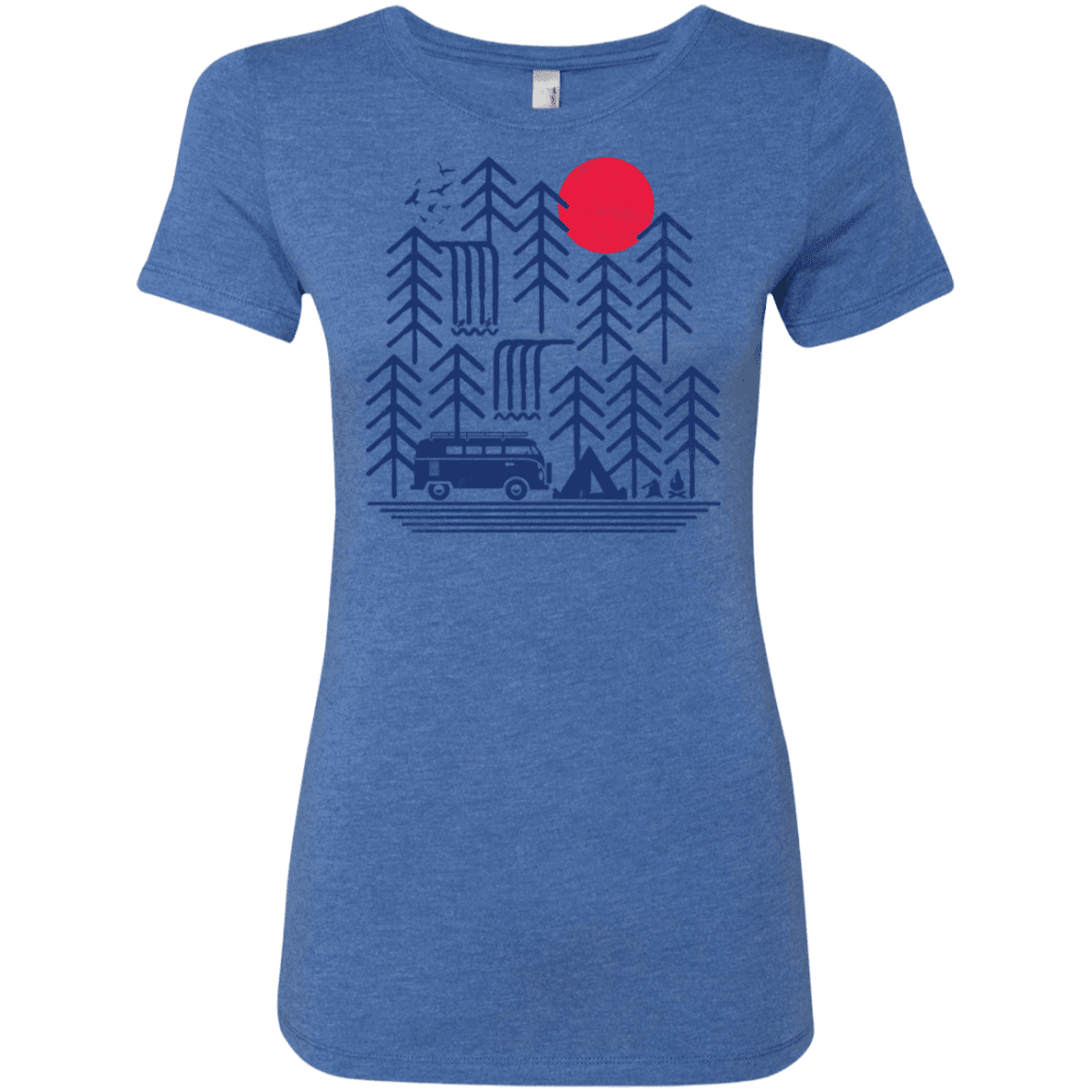 T-Shirts Vintage Royal / S Road Trip Days Women's Triblend T-Shirt