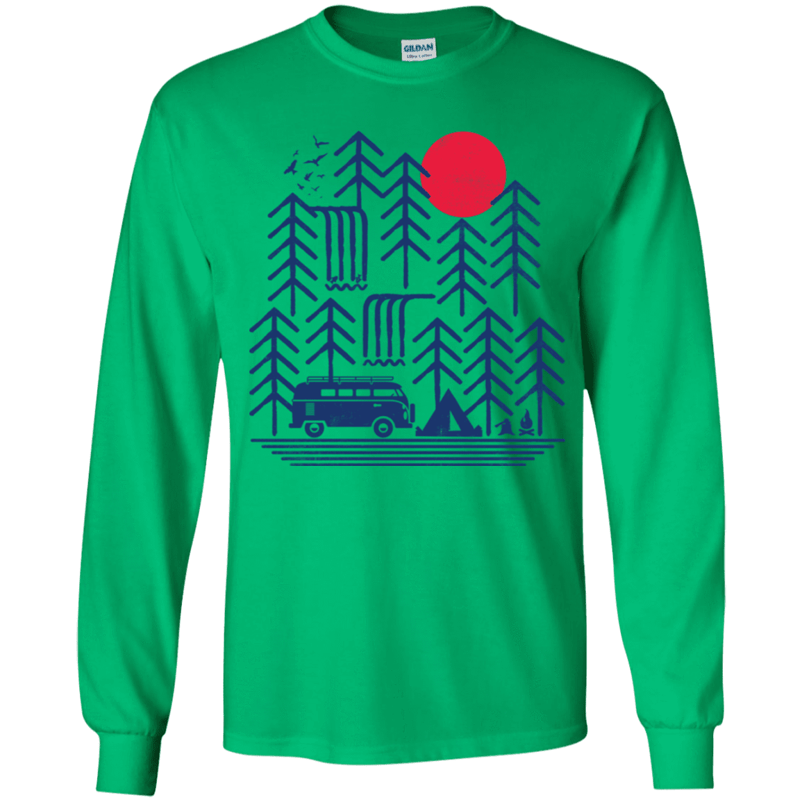 T-Shirts Irish Green / YS Road Trip Days Youth Long Sleeve T-Shirt
