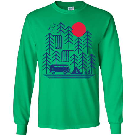 T-Shirts Irish Green / YS Road Trip Days Youth Long Sleeve T-Shirt