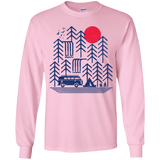 T-Shirts Light Pink / YS Road Trip Days Youth Long Sleeve T-Shirt