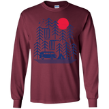 T-Shirts Maroon / YS Road Trip Days Youth Long Sleeve T-Shirt