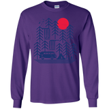 T-Shirts Purple / YS Road Trip Days Youth Long Sleeve T-Shirt
