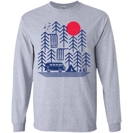 T-Shirts Sport Grey / YS Road Trip Days Youth Long Sleeve T-Shirt