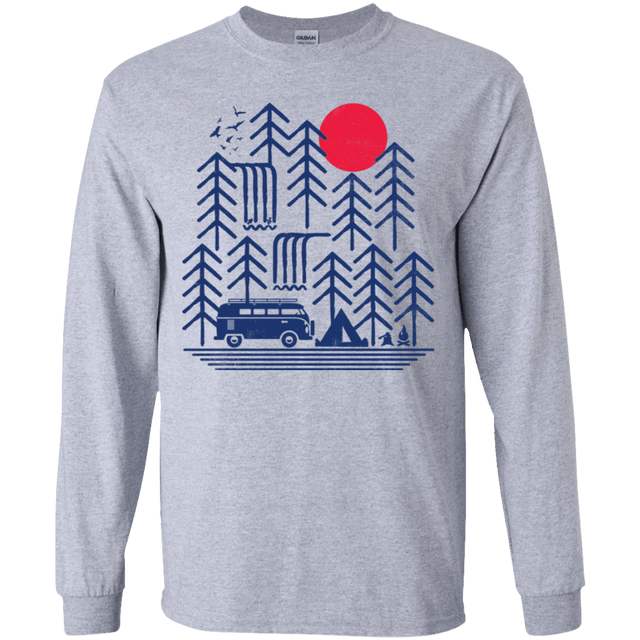 T-Shirts Sport Grey / YS Road Trip Days Youth Long Sleeve T-Shirt