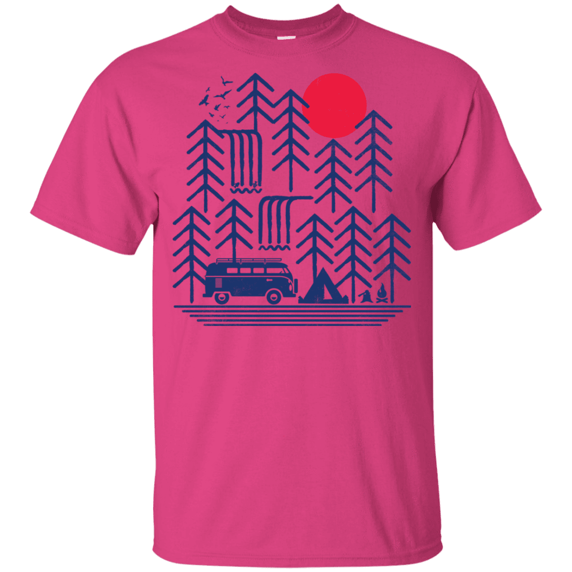 T-Shirts Heliconia / YXS Road Trip Days Youth T-Shirt