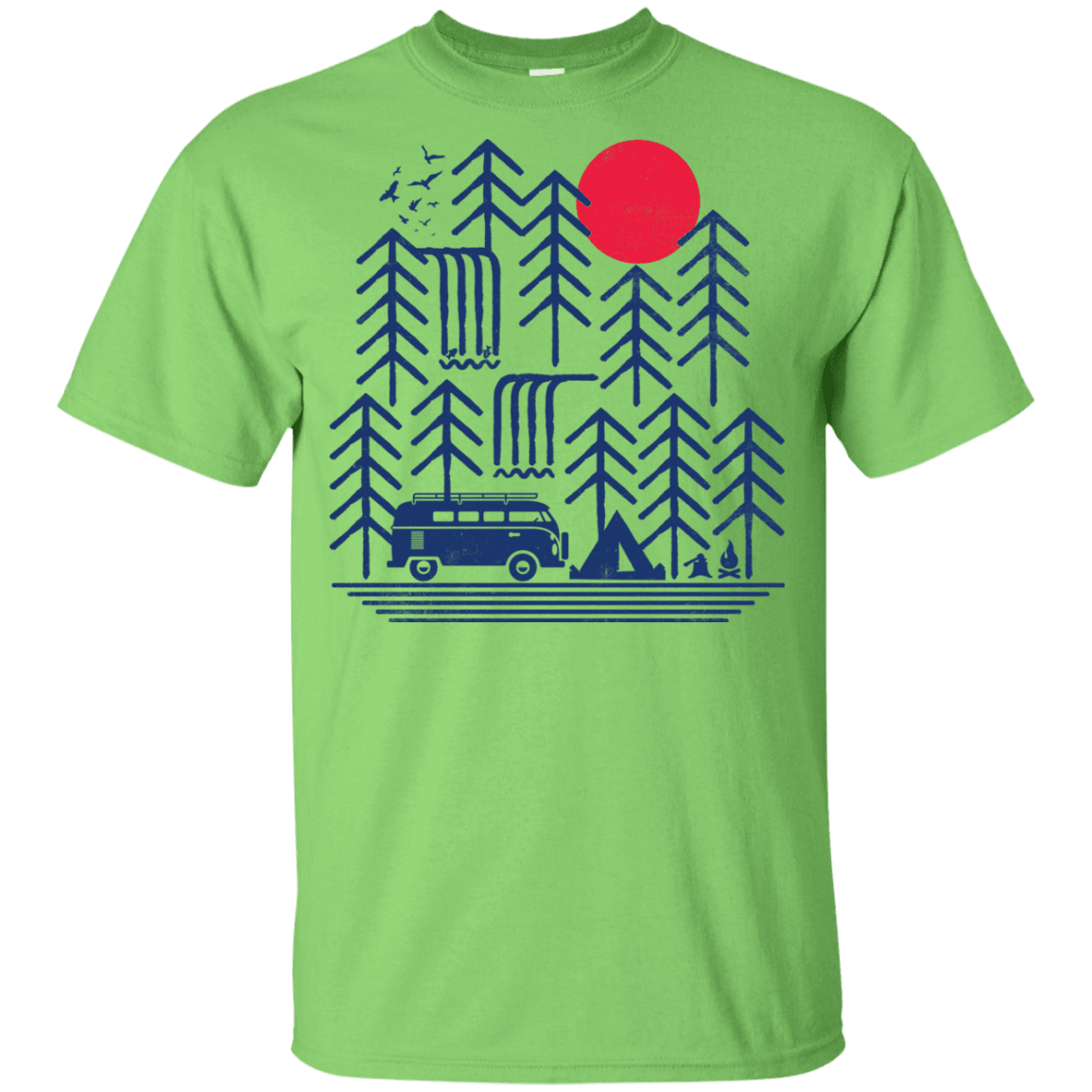 T-Shirts Lime / YXS Road Trip Days Youth T-Shirt