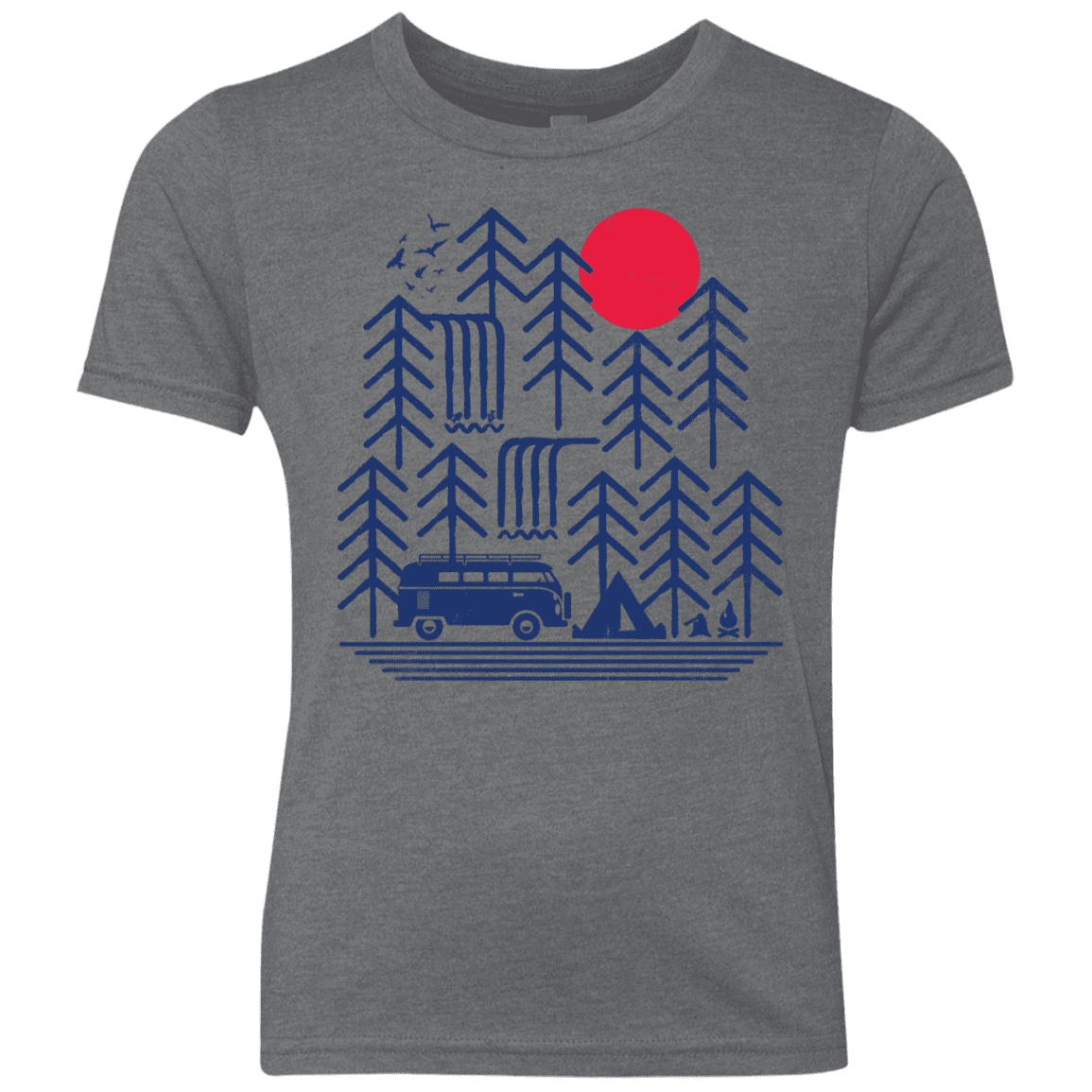 T-Shirts Premium Heather / YXS Road Trip Days Youth Triblend T-Shirt