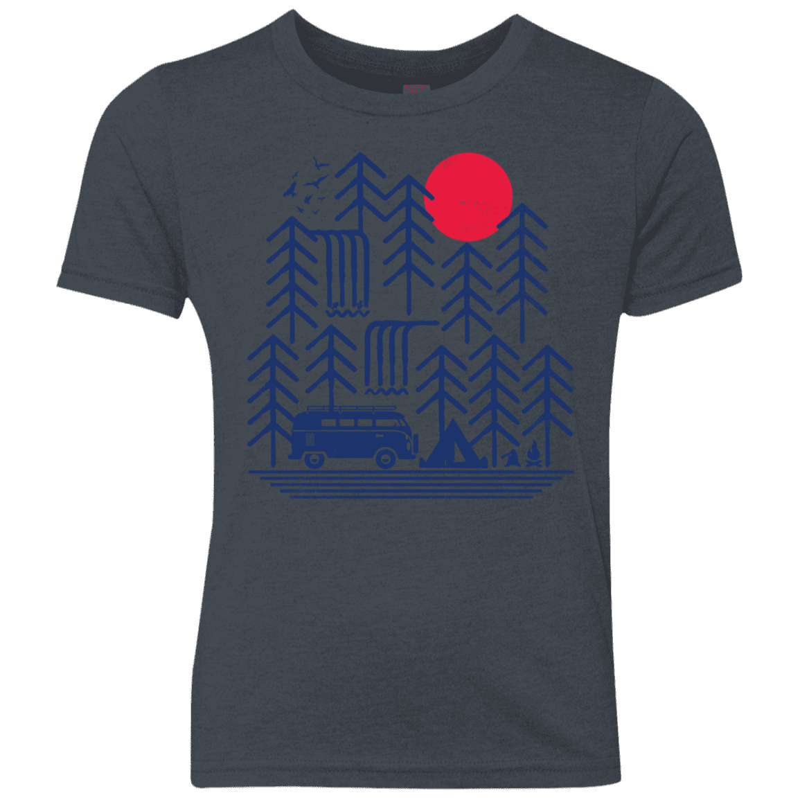 T-Shirts Vintage Navy / YXS Road Trip Days Youth Triblend T-Shirt