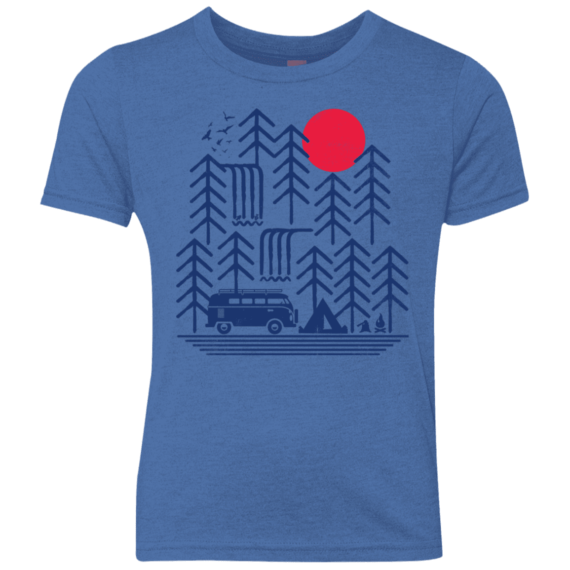 T-Shirts Vintage Royal / YXS Road Trip Days Youth Triblend T-Shirt