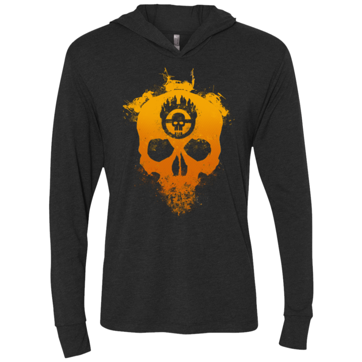 T-Shirts Vintage Black / X-Small Road warrior 2 Triblend Long Sleeve Hoodie Tee