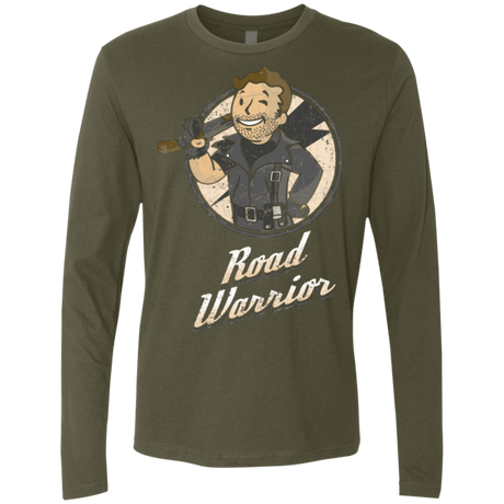 T-Shirts Military Green / Small Road Warrior Men's Premium Long Sleeve