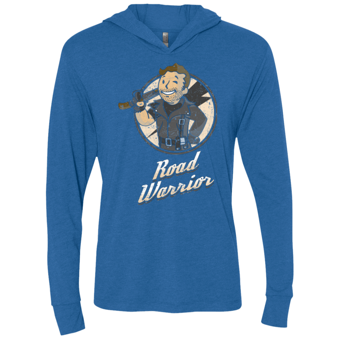 T-Shirts Vintage Royal / X-Small Road Warrior Triblend Long Sleeve Hoodie Tee