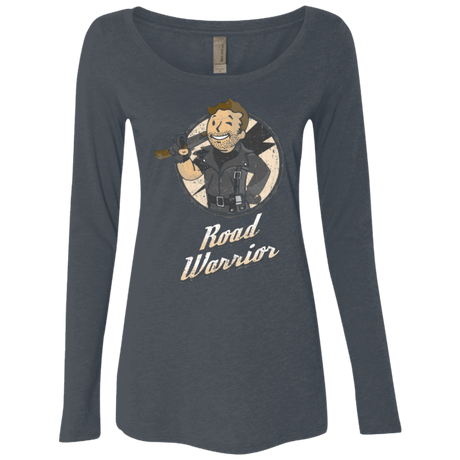 T-Shirts Vintage Navy / Small Road Warrior Women's Triblend Long Sleeve Shirt