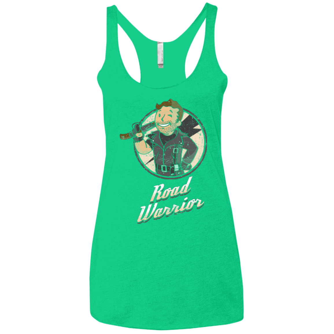 T-Shirts Envy / X-Small Road Warrior Women's Triblend Racerback Tank