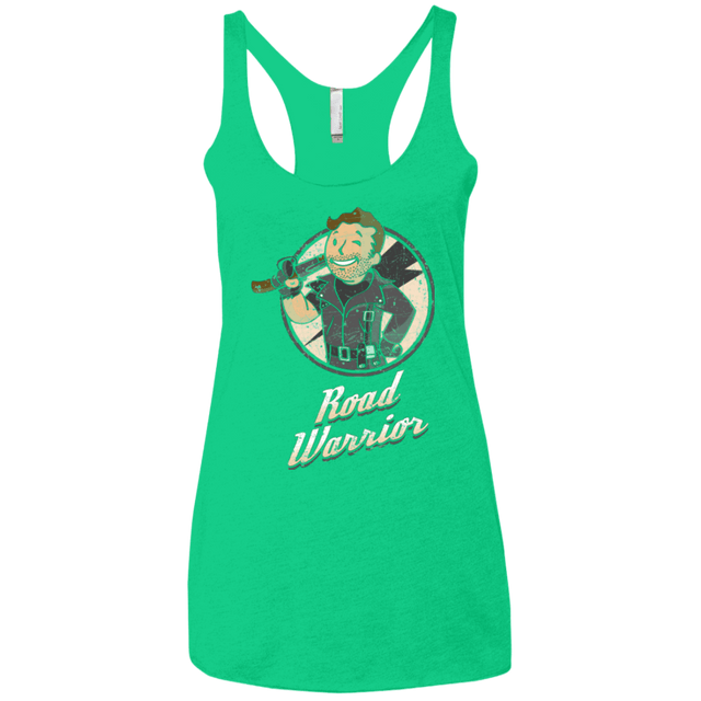 T-Shirts Envy / X-Small Road Warrior Women's Triblend Racerback Tank