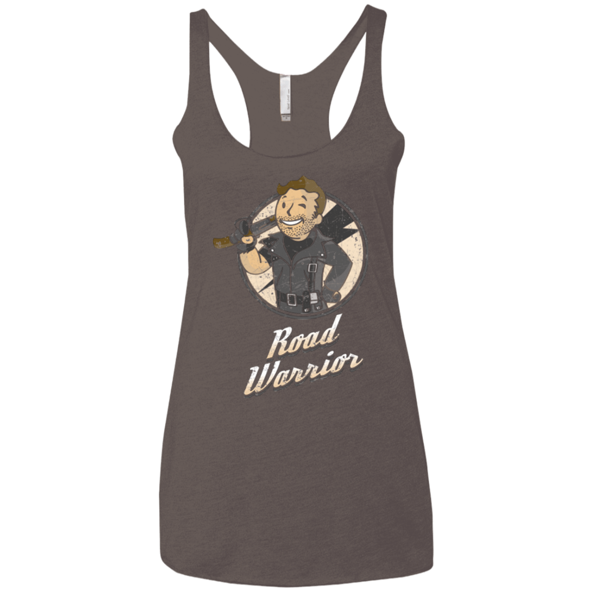 T-Shirts Macchiato / X-Small Road Warrior Women's Triblend Racerback Tank