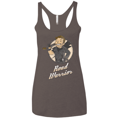 T-Shirts Macchiato / X-Small Road Warrior Women's Triblend Racerback Tank