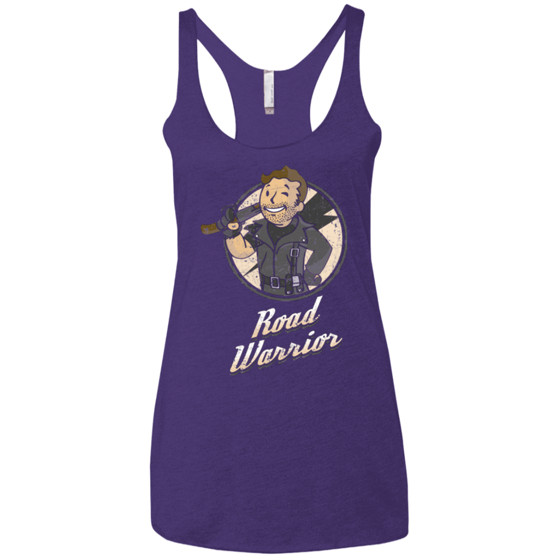 T-Shirts Purple / X-Small Road Warrior Women's Triblend Racerback Tank