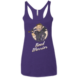 T-Shirts Purple / X-Small Road Warrior Women's Triblend Racerback Tank