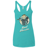T-Shirts Tahiti Blue / X-Small Road Warrior Women's Triblend Racerback Tank
