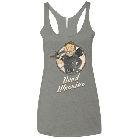 T-Shirts Venetian Grey / X-Small Road Warrior Women's Triblend Racerback Tank