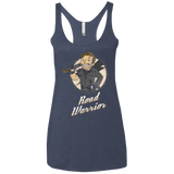 T-Shirts Vintage Navy / X-Small Road Warrior Women's Triblend Racerback Tank