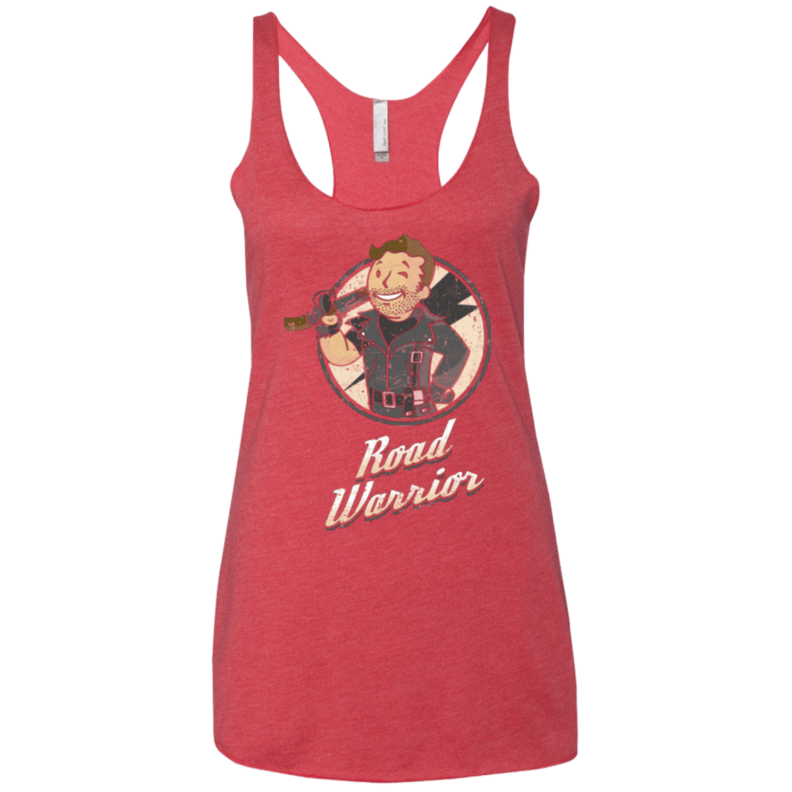 T-Shirts Vintage Red / X-Small Road Warrior Women's Triblend Racerback Tank