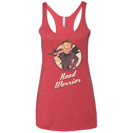 T-Shirts Vintage Red / X-Small Road Warrior Women's Triblend Racerback Tank