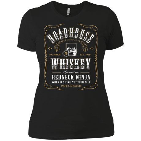 T-Shirts Black / X-Small Roadhouse Whiskey Women's Premium T-Shirt