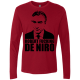 T-Shirts Cardinal / Small Robert Fucking DeNiro Men's Premium Long Sleeve
