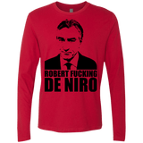 T-Shirts Red / Small Robert Fucking DeNiro Men's Premium Long Sleeve