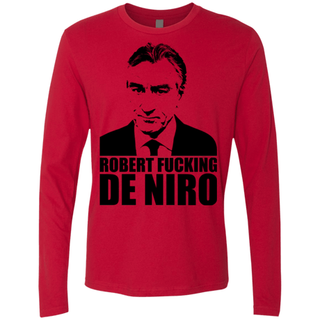 T-Shirts Red / Small Robert Fucking DeNiro Men's Premium Long Sleeve