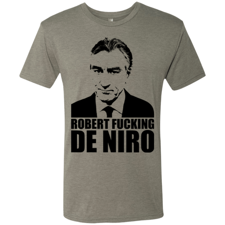 T-Shirts Venetian Grey / Small Robert Fucking DeNiro Men's Triblend T-Shirt