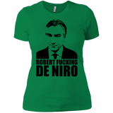 T-Shirts Kelly Green / X-Small Robert Fucking DeNiro Women's Premium T-Shirt