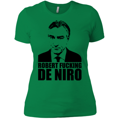 T-Shirts Kelly Green / X-Small Robert Fucking DeNiro Women's Premium T-Shirt