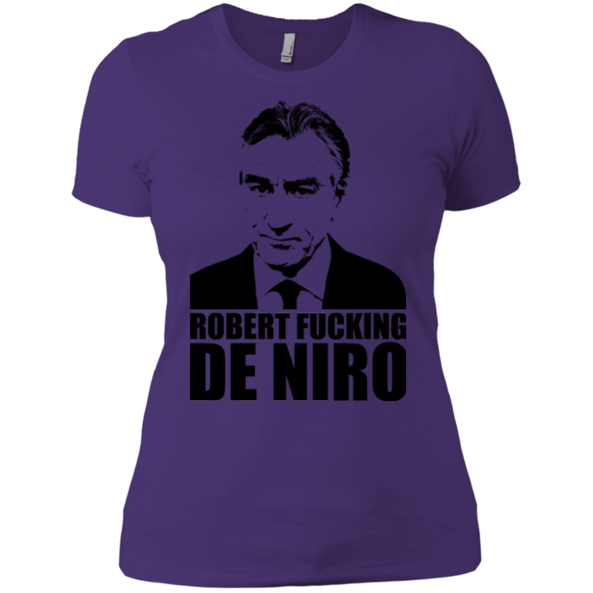 T-Shirts Purple / X-Small Robert Fucking DeNiro Women's Premium T-Shirt