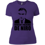 T-Shirts Purple / X-Small Robert Fucking DeNiro Women's Premium T-Shirt