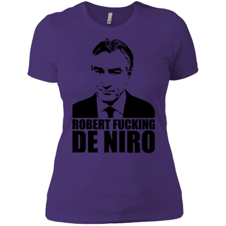 T-Shirts Purple / X-Small Robert Fucking DeNiro Women's Premium T-Shirt