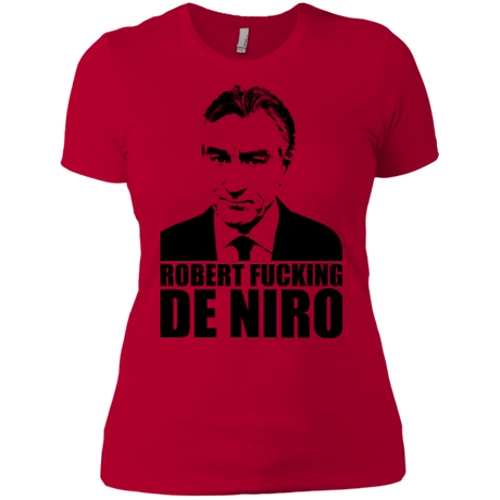 T-Shirts Red / X-Small Robert Fucking DeNiro Women's Premium T-Shirt