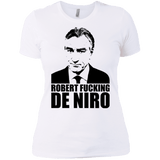 T-Shirts White / X-Small Robert Fucking DeNiro Women's Premium T-Shirt