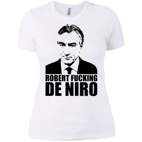 T-Shirts White / X-Small Robert Fucking DeNiro Women's Premium T-Shirt