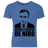 T-Shirts Vintage Royal / YXS Robert Fucking DeNiro Youth Triblend T-Shirt