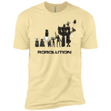 T-Shirts Banana Cream / X-Small Robolution Men's Premium T-Shirt