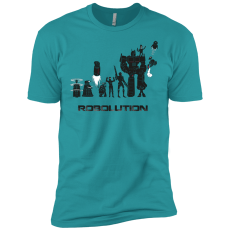 T-Shirts Tahiti Blue / X-Small Robolution Men's Premium T-Shirt