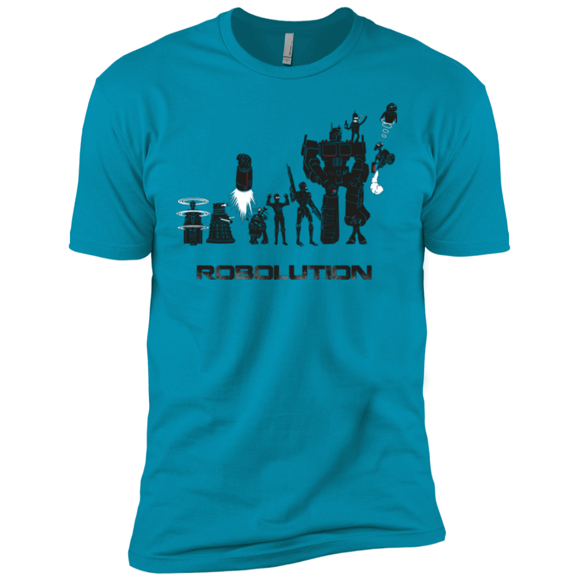 T-Shirts Turquoise / X-Small Robolution Men's Premium T-Shirt