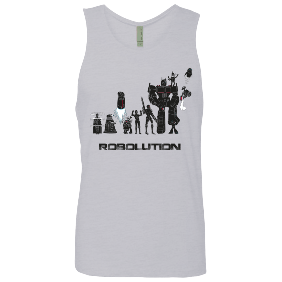 T-Shirts Heather Grey / Small Robolution Men's Premium Tank Top